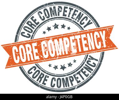 core competency round grunge ribbon stamp Stock Vector Image & Art - Alamy