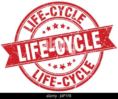 life-cycle ribbon. life-cycle grunge band sign. life-cycle banner Stock ...