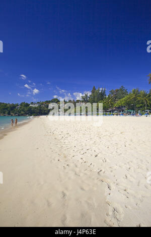 Thailand, Phuket, Kata Noi Beach, bathers, Stock Photo