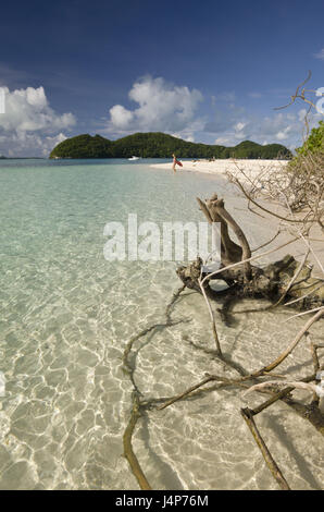 Palau, rock of Iceland, Long Beach, beach, tourist, Stock Photo