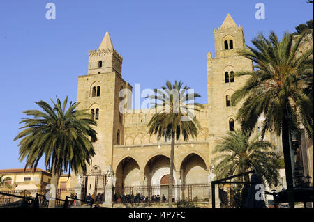 Italy, island Sicily, Cefalu, Piazza Duomo, cathedral, Stock Photo