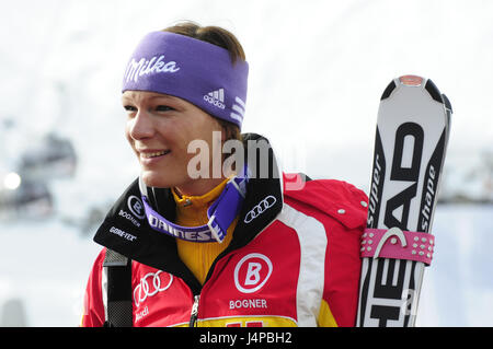 Winter sports, ski Alpine, ski racer Maria Riesch, world champion, portrait, no model release, only editorially, no property release, Stock Photo