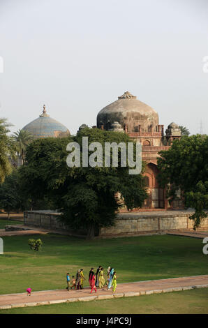India, Delhi, New Delhi, Humayun mausoleum, tomb of Ali Isa Khan Niazi, Stock Photo