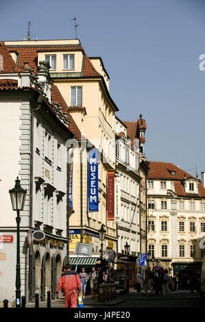 CZECH REPUBLIC PRAGUE LANTERNS OUTSIDE RUDOLFINUM CONCERT HALL Stock ...