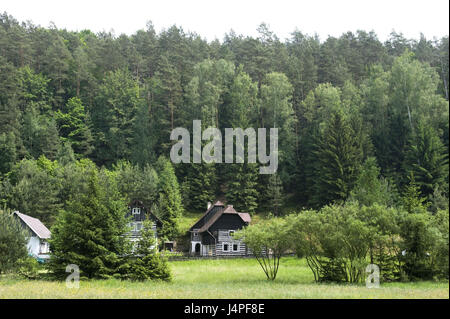 Czech Republic, Czechia, region middle Bohemians, Kokorin, houses, Stock Photo