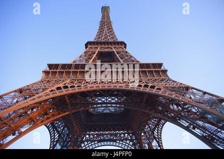 France, Paris, Eiffel Tower, detail, Stock Photo