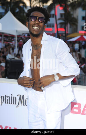 Miami Beach, FL, USA. 13th May, 2017. Desiigner attends the Baywatch Movie Premiere at Lummus Park on May 13, 2017 in Miami Beach, Florida. Credit: Mpi04/Media Punch/Alamy Live News Stock Photo