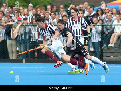 Belgian Hockey play-off Herakles Vs.Racing Stock Photo