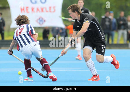 Belgian Hockey play-off Herakles Vs.Racing Stock Photo