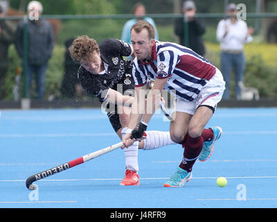 Belgian Hockey play-off Herakles Vs.Racing Stock Photo