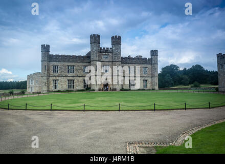 Leeds castle, situated in Kent, England Stock Photo