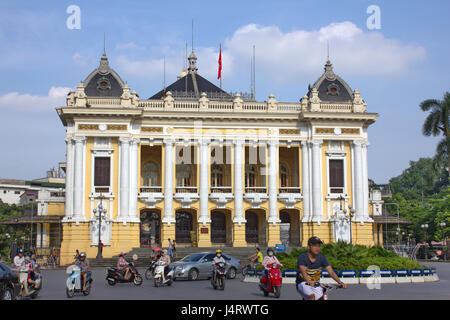 The Opera House, the performing arts centre of the French Quarter, Hanoi, Vietnam Stock Photo