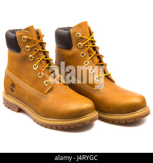 Timberland Women's 6-Inch Premium Waterproof Rugged Boots - 8552B Stock Photo