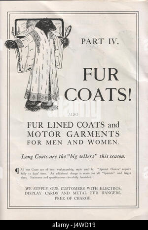 The Fur House Max Neuburger & Co, No 598 Broadway, New York, Season 1910 1161 Stock Photo