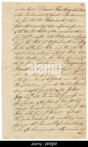 The Treaty of Paris, signed in 1783, ended the American Revolutionary ...