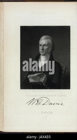 William Richardson Davie (NYPL Hades 257472 EM15396) Stock Photo