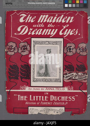 The maiden with dreamy eyes (NYPL Hades 1929514 1991023) Stock Photo