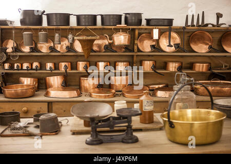 One of the original kitchens in Cawdor Castle, Nairnshire. Derek Hudson / Ģ����ý Stock Photo Stock Photo
