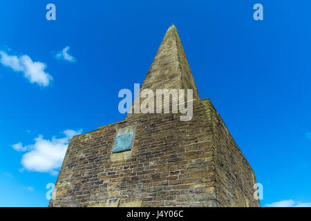 Beacon Monument on Ashurst Hill in Up Holland, Wigan Stock Photo