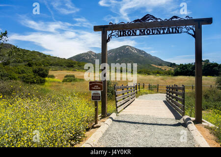 Iron Mountain Trailhead Poway San Diego County California Stock Photo