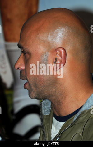 May 9th, 2017 - Paris  Eric Judor attends the Problemos Film premiere at UGC Les Halles in Paris. Stock Photo