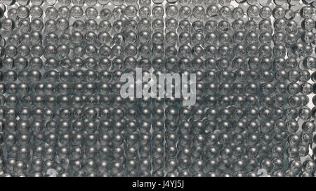 Glass spheres motion abstract background Stock Photo