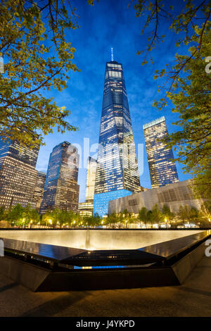 9/11 Memorial, The National September 11 Memorial & Museum, New York Stock Photo