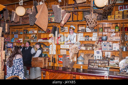 The hardware department in the old Co-op store at Beamish Museum,England,UK Stock Photo