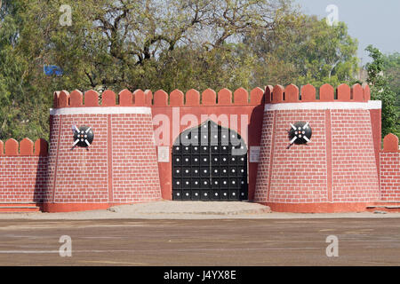 Replica of fort gate, police parade ground, osmanabad, maharashtra, india, asia Stock Photo