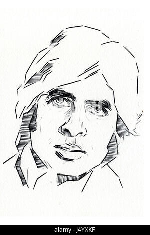 Portrait of Amitabh Bachchan by lapsiyaji on Stars Portraits - 64