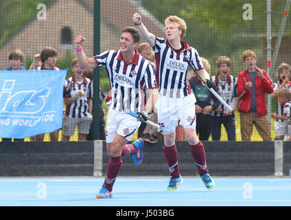 Belgian Hockey play-off Herakles Vs.Racing Stock Photo