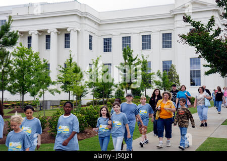 Alabama,Montgomery County,Montgomery,State Department of Archives & History,Black girl girls,female kid kids child children youngster,boy boys,male,st Stock Photo