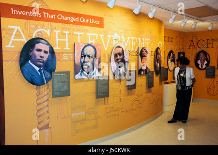 Dothan Alabama,George Washington Carver Interpretive Museum,Black Blacks African Africans ethnic minority,History,exhibit exhibition collection,invent Stock Photo