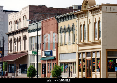 Alabama,Dallas County,Selma,Broad Street,historic buildings,city skyline,district,AL080522049 Stock Photo