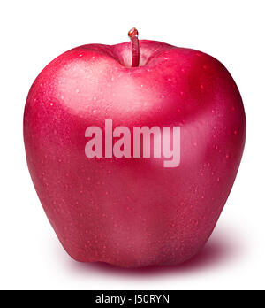 Red apple isolated on white background  with clipping path Stock Photo