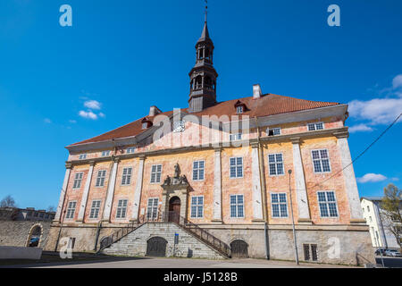 View of old Town Hall building in Narva. Ida-Viru County, eastern Estonia, Europe Stock Photo