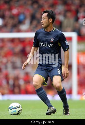 MAYA YOSHIDA SOUTHAMPTON FC SOUTHAMPTON FC ANFIELD LIVERPOOL ENGLAND 17 August 2014 Stock Photo