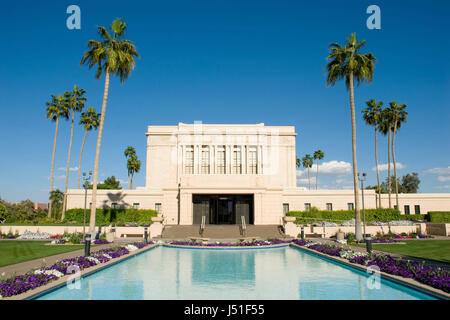 Mesa Arizona Temple of the Church of Jesus Christ of Latter-day Saints Stock Photo