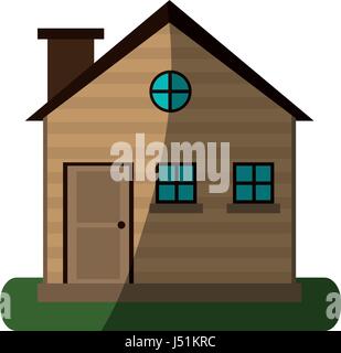 pretty family house icon image  Stock Vector