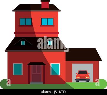 pretty family house icon image  Stock Vector