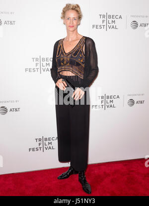 NEW YORK, NY - APRIL 26, 2017: Janet McTeer attends 'The Exception' screening during the 2017 Tribeca Film Festival at BMCC Tribeca PAC Stock Photo