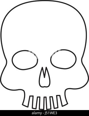 skull piracy virus technology concept Stock Vector
