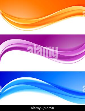Abstract bright colorful backgrounds collection Stock Vector