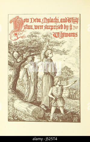 Image taken from page 192 of 'Cœdwalla; or, the Saxons in the Isle of Wight. A tale ... With illustrations by the author' Stock Photo