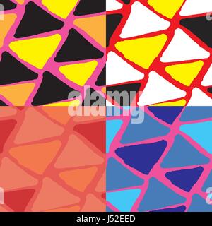 abstract tribal seamless pattern Stock Vector