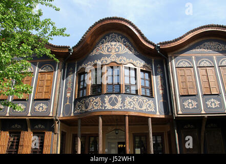 Plovdiv Ethnographical Museum in the Old Town Stock Photo