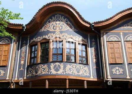 Plovdiv Ethnographical Museum in the Old Town Stock Photo