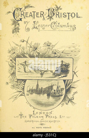 7 of 'Greater Bristol. By Lesser Columbus. [With illustrations.]' Stock ...