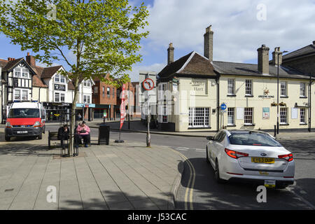 Wednesday Market Day - Braintree, Essex Stock Photo