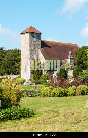 The 13th Century St Peter's church in Preston Park, Brighton. Stock Photo